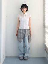 Natural Nylon Volume Pants