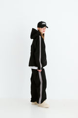 SP LINE WIDE JOGGER PANTS BLACK