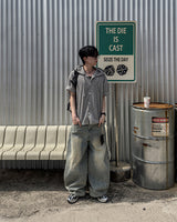 Clear Balloon Denim Pants