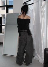 MEGA BIG WIDE DENIM