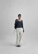 [MADE] Minos Linen Banding Pants