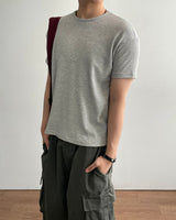 Core Cropped Waffle Short Sleeve T