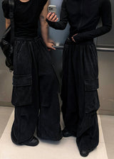 Washed Cargo Jogger Pants