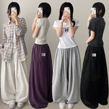 Cool*Air Mesh🧊 Back Patch Wide Banding Sweatpants (4 colors)