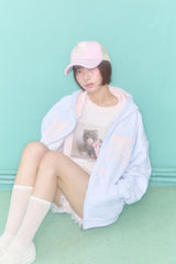 キリスカルパッチフーディ (LIGHT GREY)