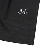 MODENT ストライプ ワイドピンタックハーフパンツ