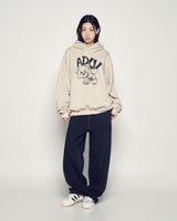 25FW ADLV PIGGYBACK HOODIE ESSENTIAL BEIGE