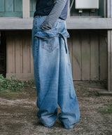 CINCH BACK CURVED DENIM PANTS(CV2GFFD110A)