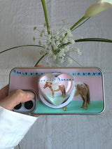 Pony's Bath Time MagSafe Glass Silver Bumper Case