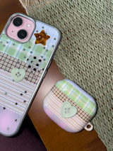 Summer vacation button airpod Buds case