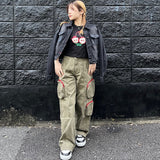 KIRSH X TOKYO BIG CHERRY CROP T-SHIRT - BLACK