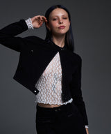 [NF] BIKER CROP JACKET (BLACK)_F24QA951