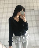 [MADE] Even, see-through long-sleeved cardigan