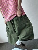 Uphill Cargo Cotton Parachute Balloon Bermuda  3 Color 