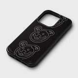 bigmurmurbears glass bumper case (glossy / black)