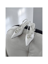 Buckle Oblique Slingback (5colors)