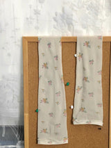 Mini flower pattern knee socks