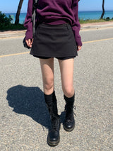 Rush Wrap Layered Short Skort (2c)