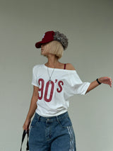 Wide triple track pants
