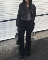 Vintage crop jacket