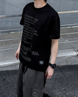 コーラルレタリングショートスリーブTシャツ