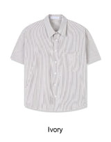 Tay striped crop shirt