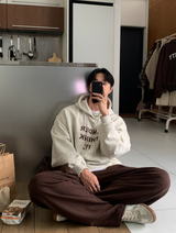 Nopi First Round Tuck Flow Banding Wide Pants