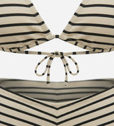 モカストライプビキニセット