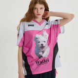 Maltese GOOREUM mesh jersey half sleeve T-shirt