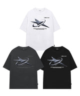 クロームスターグラフィックオーバーフィットTシャツ