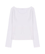 [NF] OZボタンフロントカーディガンTシャツ_F24QB281