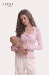 Pink Mood Slim Strap Top
