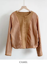 Cams Round Suede Jacket