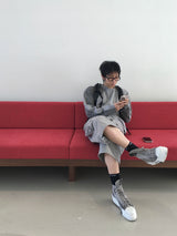 ポアリベット8分丈バミューダパンツ 3C