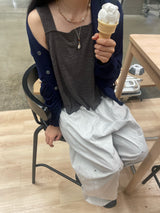 リネンルーズカーディガン