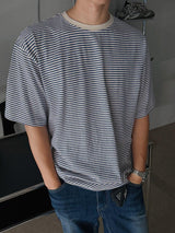 ASCLO Heart Point Border Short Sleeve T Shirt (2color)