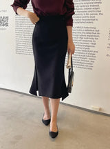 Nubet Half-Neck Drape Puff Blouse