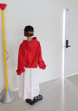 [UNISEX] Cash lettering oversized fit hoodie