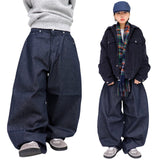 ワイドノンフェードデニムパンツ