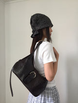 トニービッグバックル ショルダーバッグ (4color)