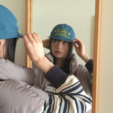 ディヤンレタリングナイロンスナップバックボールキャップハット