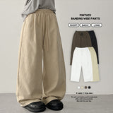 Three lengths🤎Kakao Semi-Wide Cotton Wide Banding Pants (4 colors)