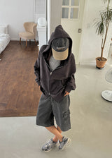 CAMO HOOD ZIP-UP
