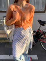[MADE] Harmo layered knit skirt