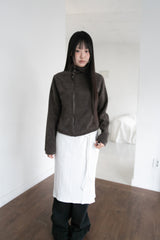 mild ribbed button midi skirt(3colors)