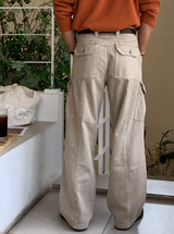 No-Mace Warmed Diagonal Pocket Cargo Pants