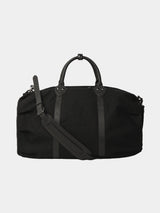 Marble Canvas Leather Boston Bag 2C