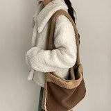 Danmi Mustang Fleece Shoulder Bag