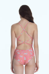 [Molly Blanket_salmon pink] One Piece Swimsuit