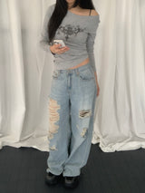 Lovty One-Shoulder T-Shirt